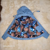 Suraya Leather Hooded Biker Jacket