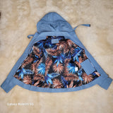 Suraya Leather Hooded Biker Jacket