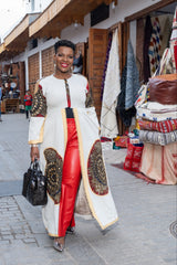 Leila Embroidered Coat