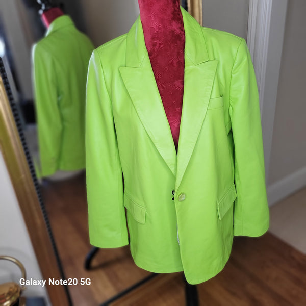 Bigi Leather Blazer