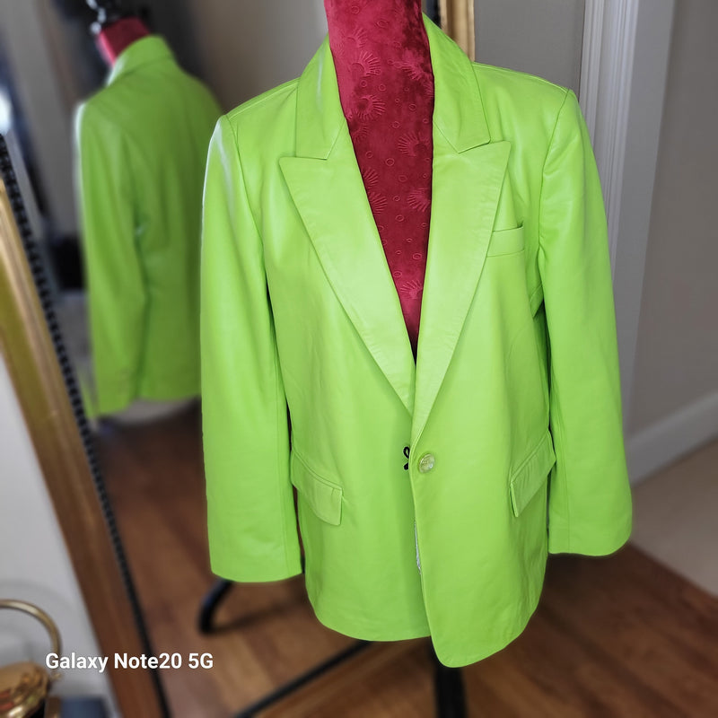 Bigi Leather Blazer