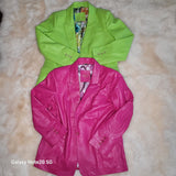 Bigi Leather Blazer