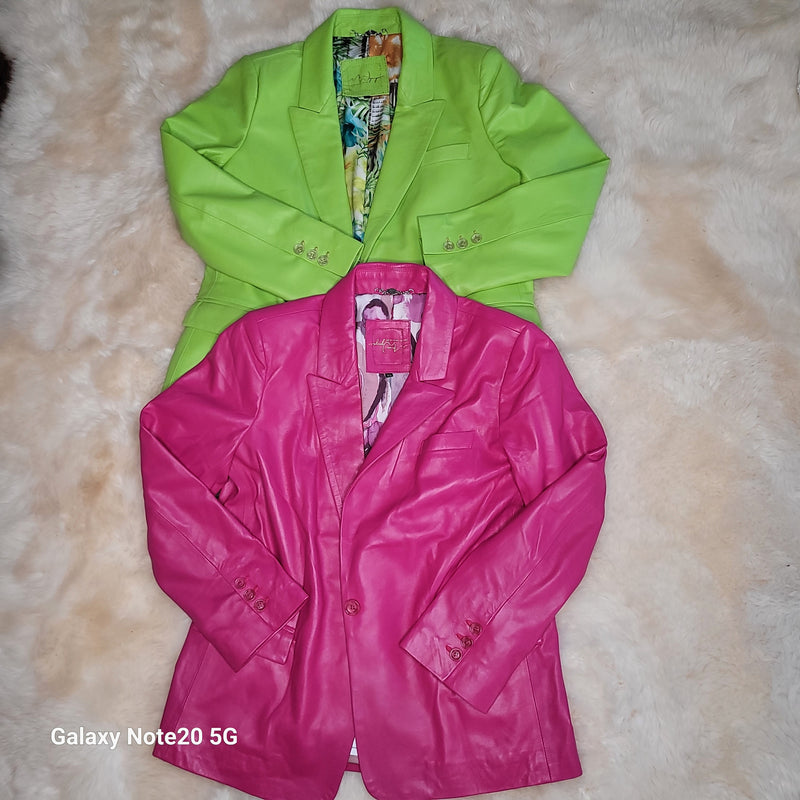 Bigi Leather Blazer