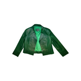 Ilham Leather Cropped Jacket